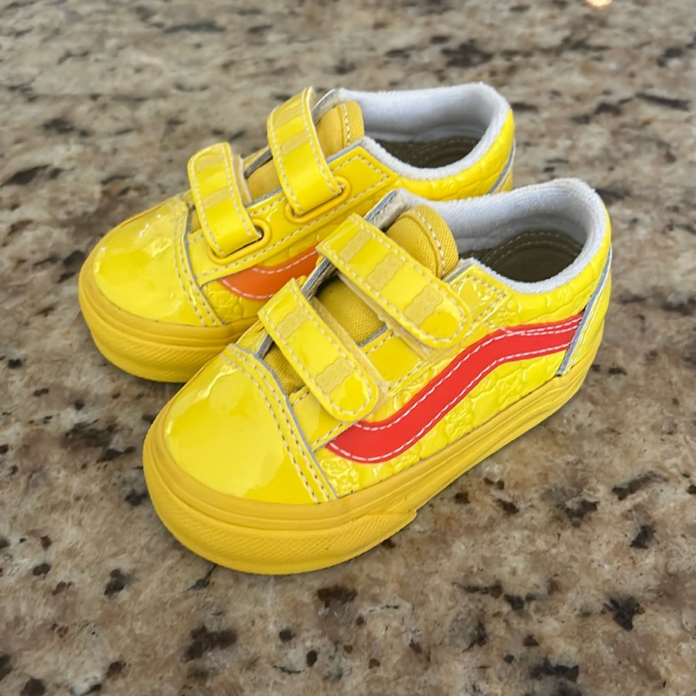 Hairbo Baby Toddler Bright Yellow Vans Size 3.5